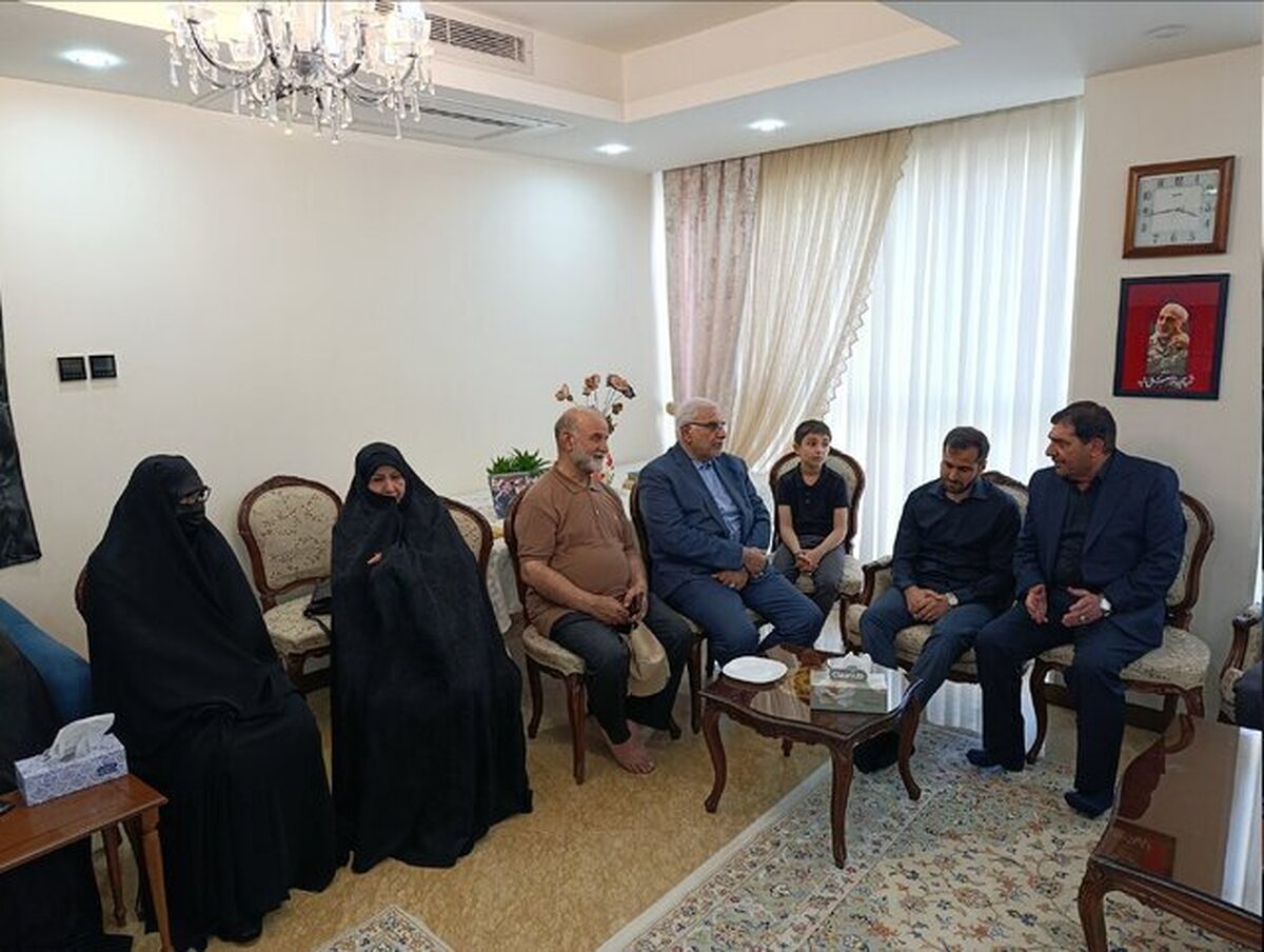 دیدار مخبر با خانواده سپهبد شهید غلامعلی رشید