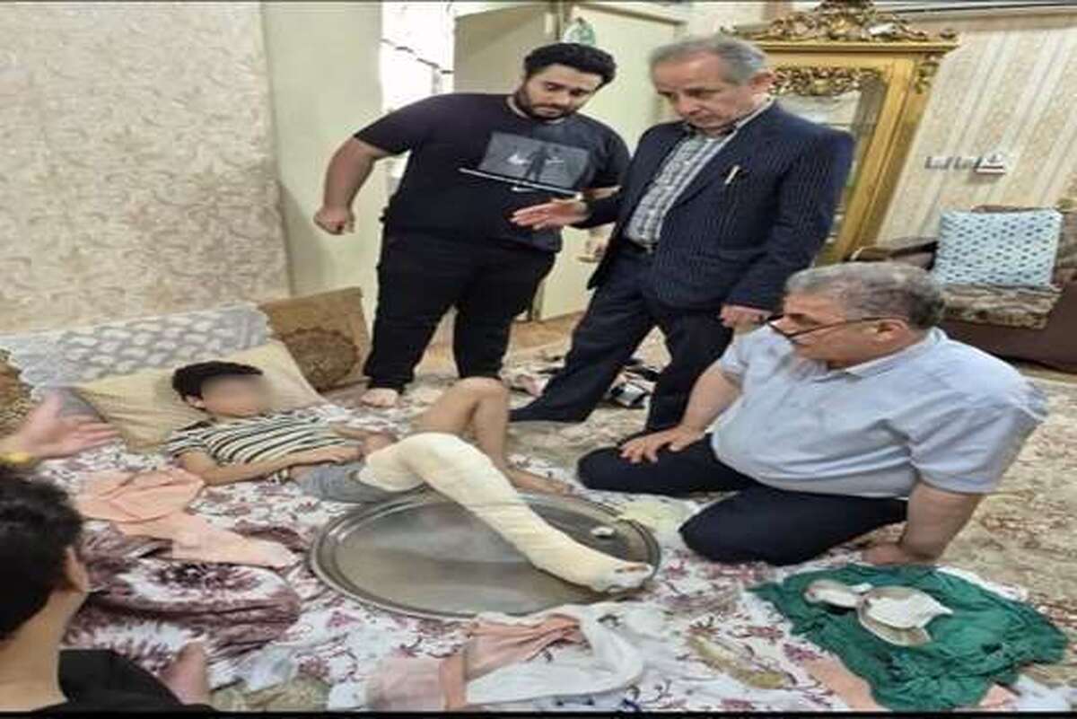 پیگیری وضعیت درمانی مجروحان در فومن با حضور میدانی مدیر شبکه بهداشت