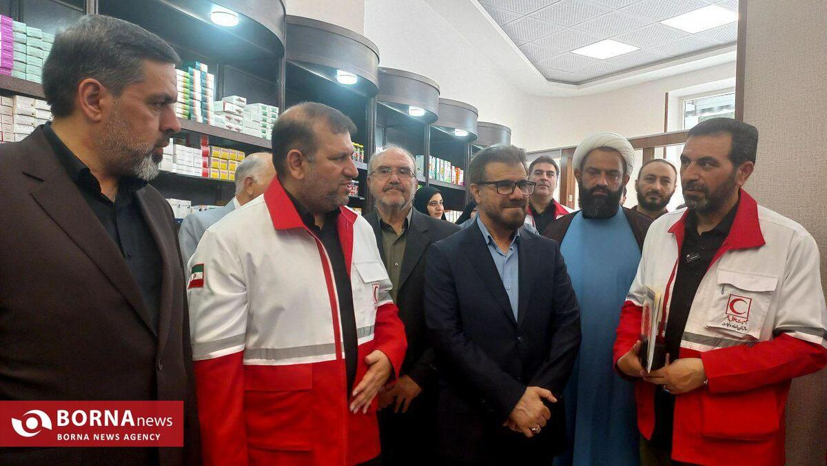 داروخانه هلال‌احمر در کرمانشاه افتتاح شد