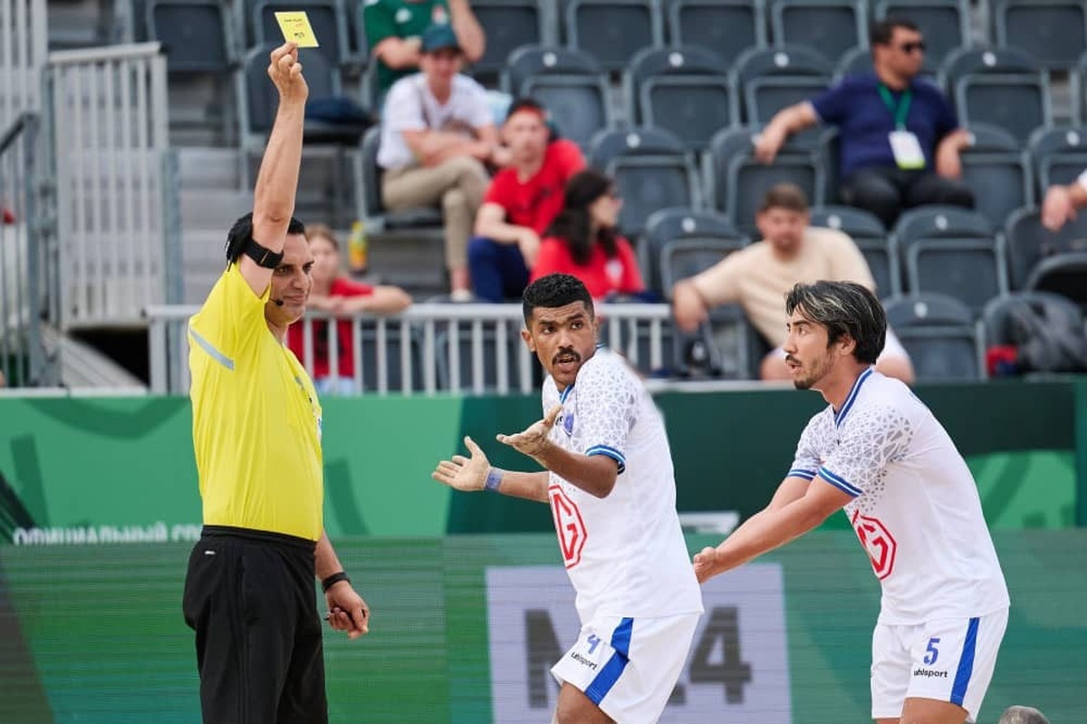 قضاوت داور ایرانی در مسابقات بین‌المللی فوتبال ساحلی مسکو