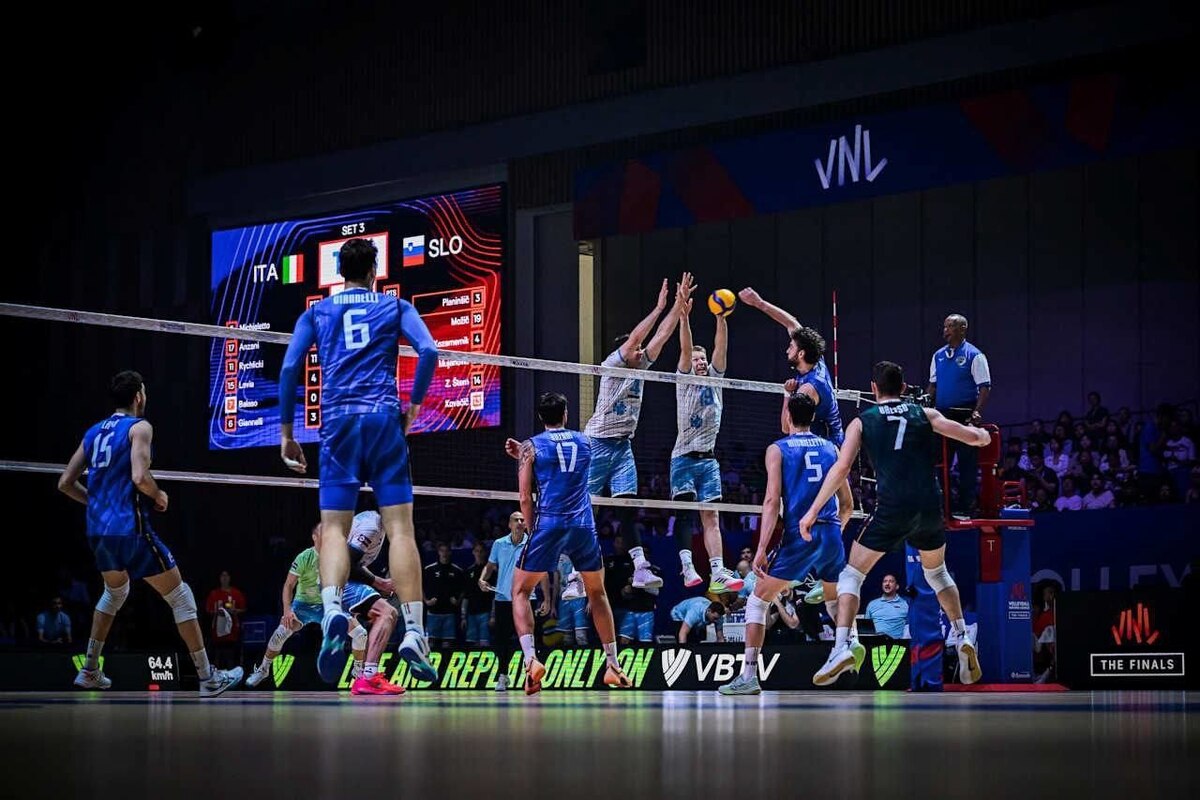 لیگ ملت‌های والیبال/ ایتالیا برای نخستین بار به فینال صعود کرد