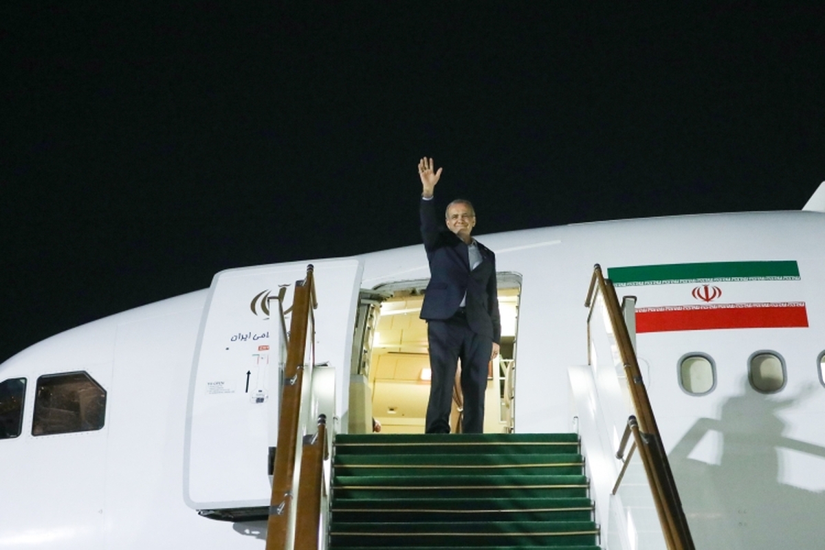 پزشکیان اسلام‌آباد را به مقصد تهران ترک کرد