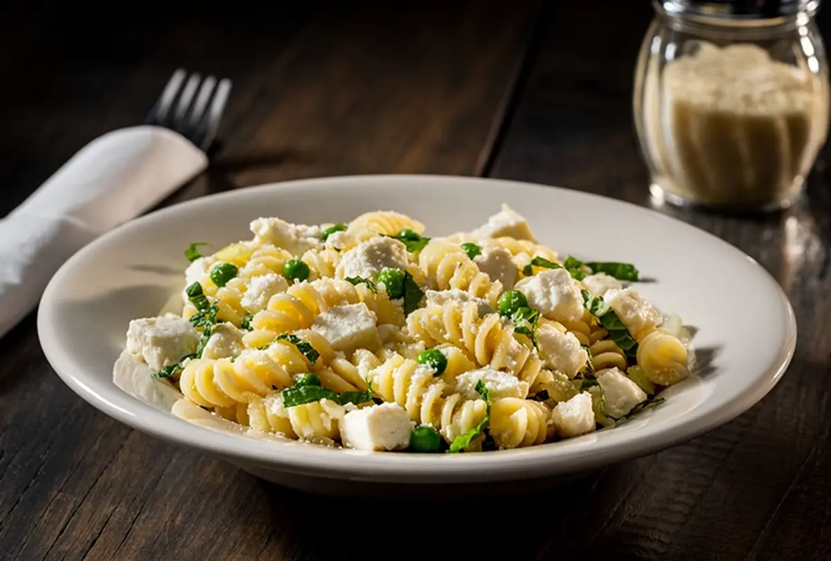 طرز تهیه پاستا پنه آلفردو با پنیر پیتزا