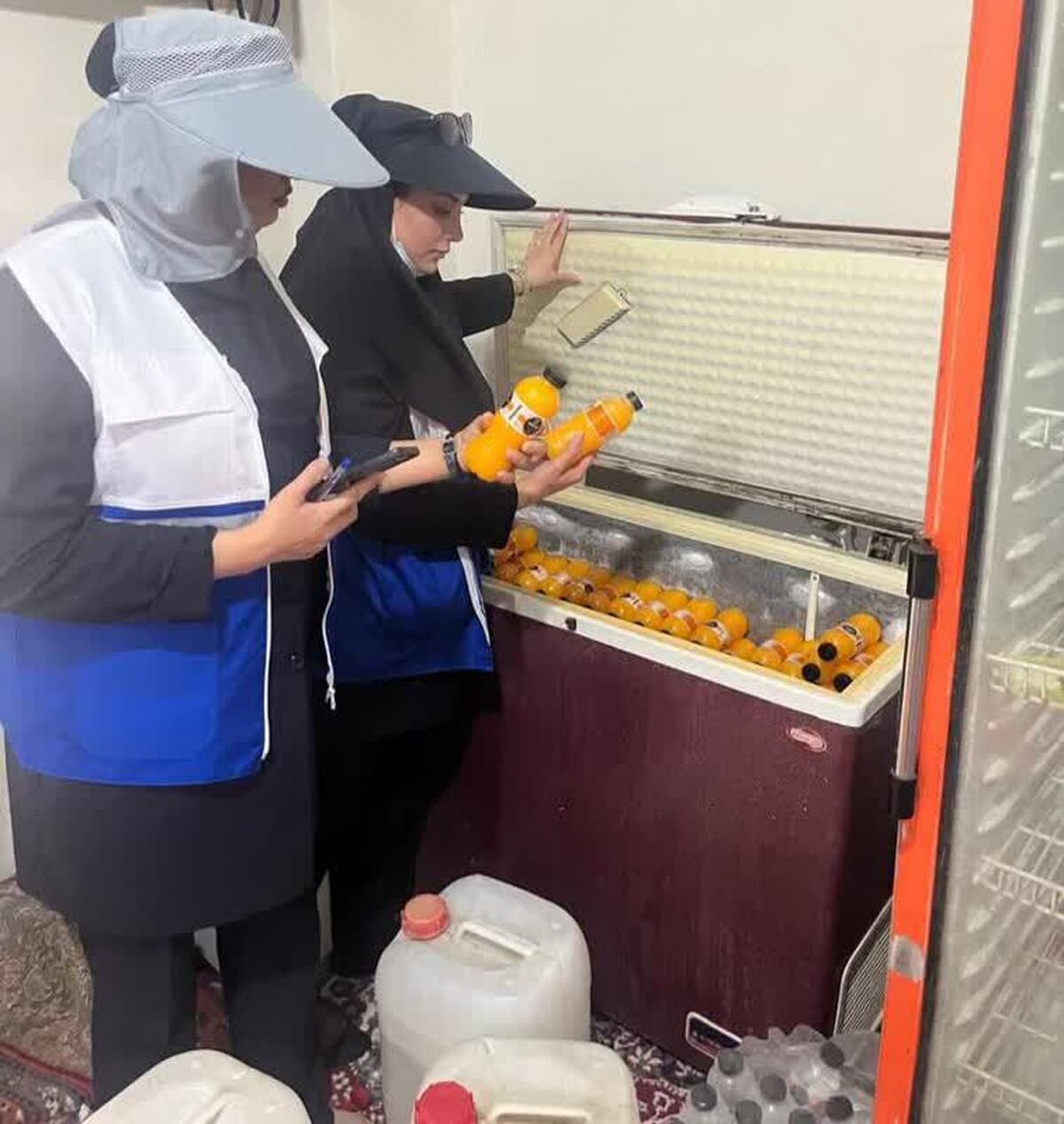 انجام ۳۲۰۰ مورد کُلرسنجی در جریان پایش های مستمر آب مصرفی زایران اربعین مرز شلمچه