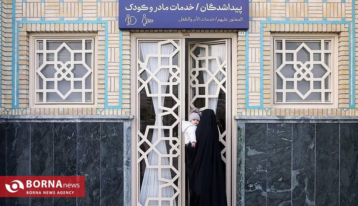 ارائه خدمات ویژه رفاهی و بهداشتی به زائران حضرت رضا (ع) در دهه پایانی صفر