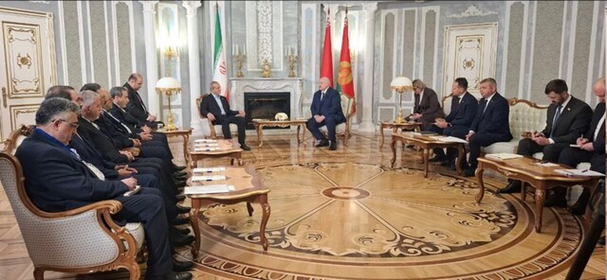 آغاز مذاکرات خصوصی روسای جمهور اسلامی ایران و بلاروس