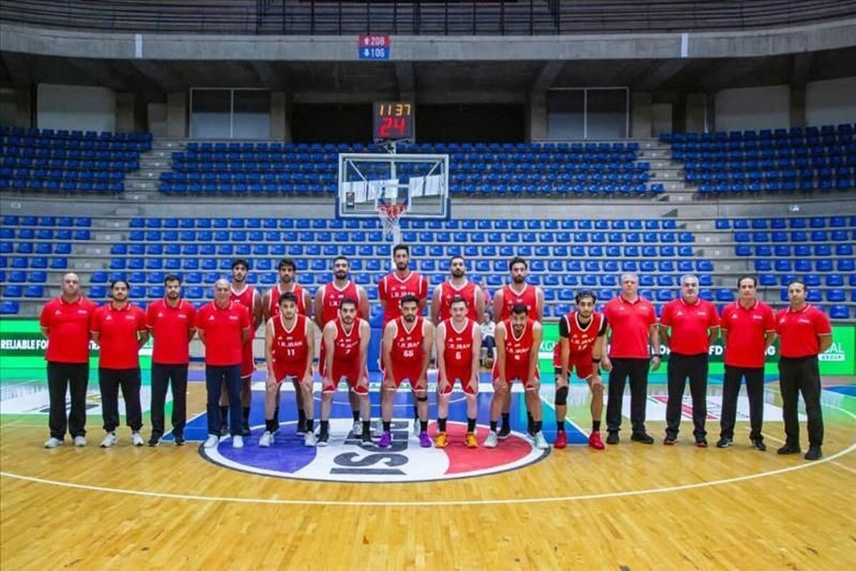 پیروزی تیم بسکتبال ایران مقابل روسیه در بازی دوستانه