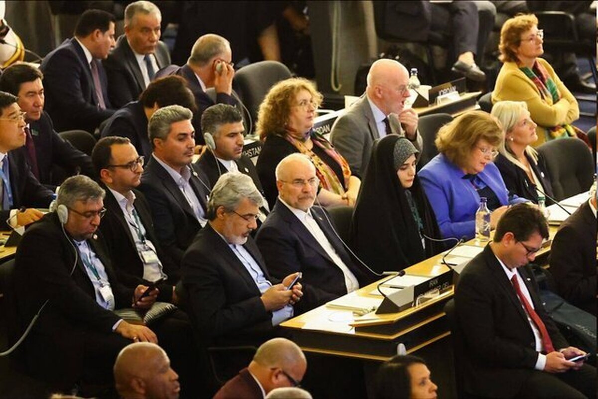 حضور رییس مجلس در افتتاحیه ششمین کنفرانس رؤسای مجالس جهان