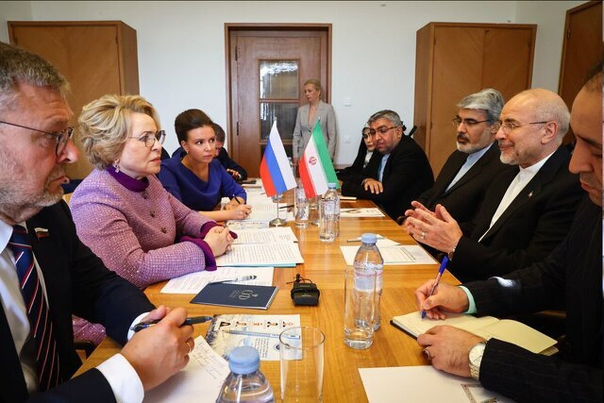 دیدار رئیس مجلس و رئیس شورای فدراسیون روسیه در ژنو