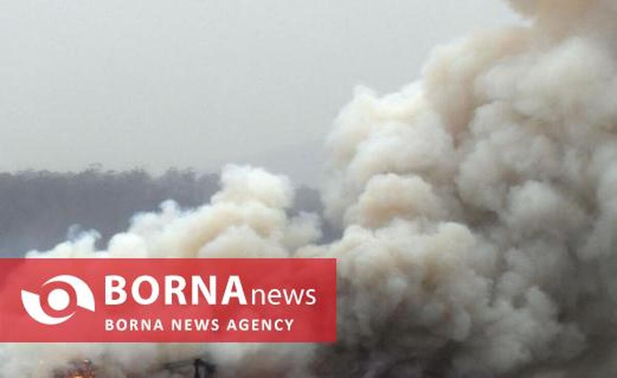 آتش‌سوزی در انبار شرکت آبفای کرمانشاه