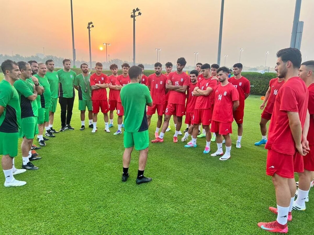 برگزاری اولین تمرین امیدهای ایران در اردوی امارات