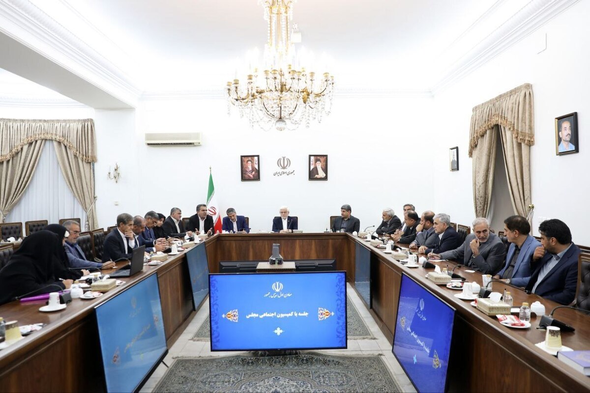 نشست اعضای کمیسیون اجتماعی مجلس با معاون اول رئیس‌جمهور برگزار شد