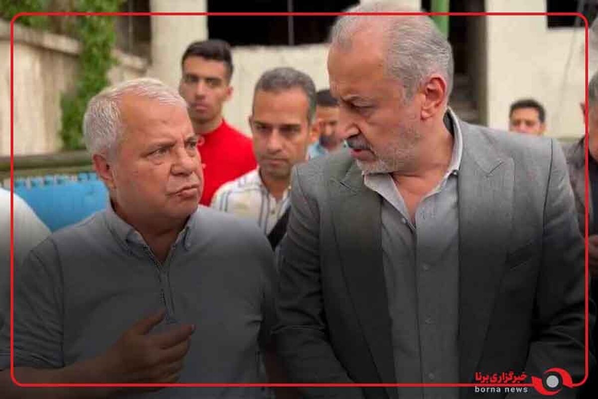 حضور علی پروین و رضا درویش مدیرعامل پرسپولیس در مراسم روز هوادار باشگاه