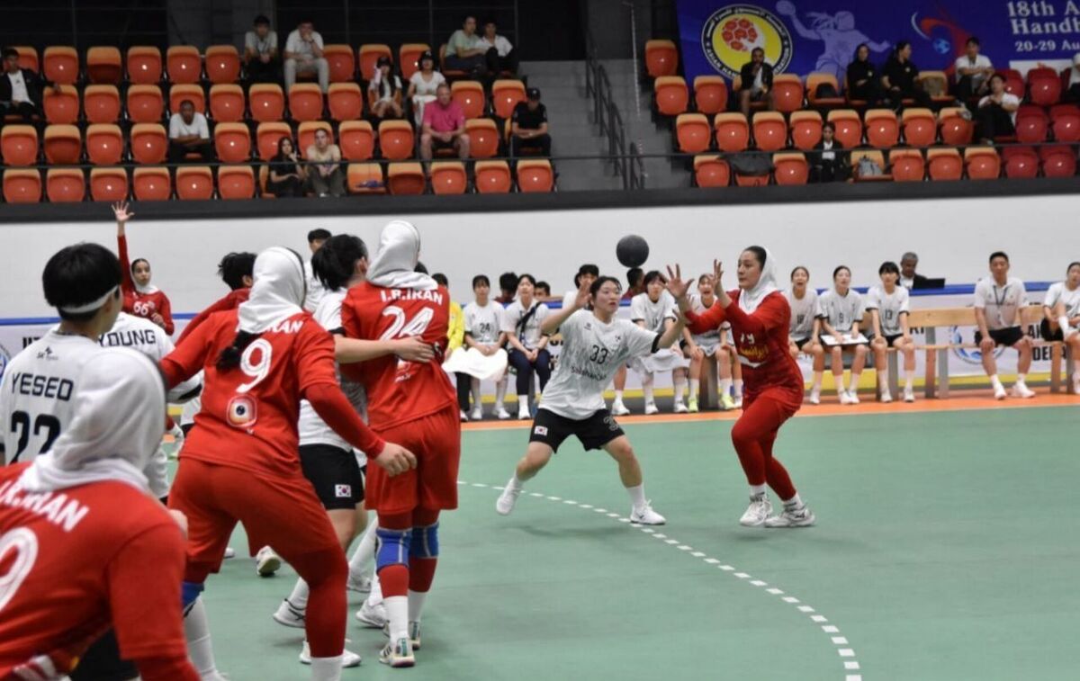 رقابت‌های مقدماتی قهرمانی آسیا/ شکست دختران هندبال ایران برابر کره جنوبی