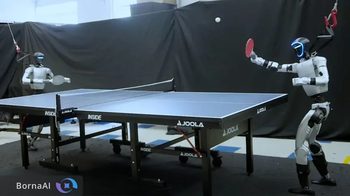 ربات برکلی استاد پینگ‌پنگ شد!+فیلم