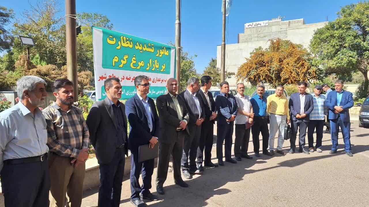 مانور تشدید نظارت بر بازار مرغ گرم در قزوین آغاز شد 