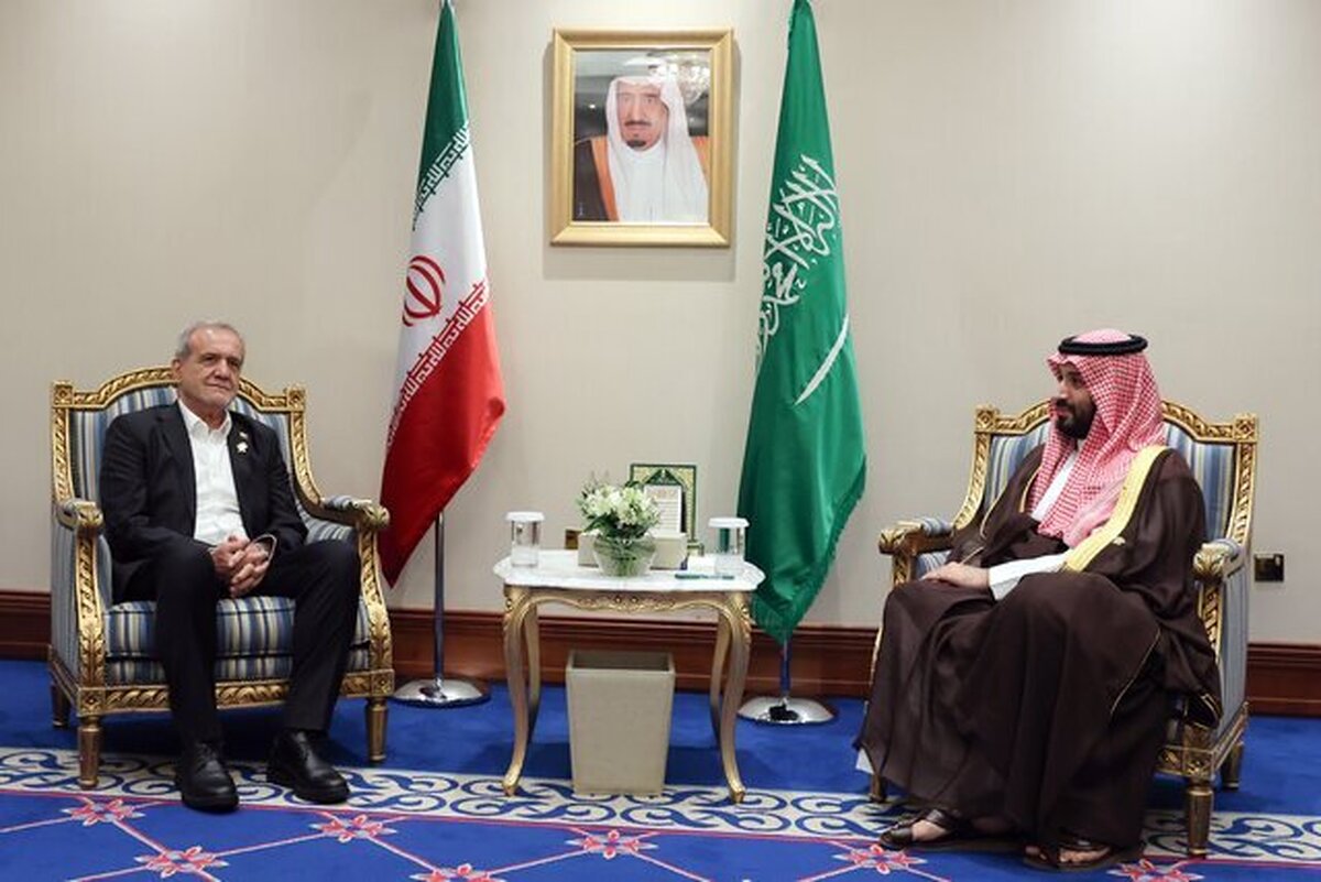 پزشکیان: عربستان می‌تواند نقش مهمی در مسیر وحدت کشورهای اسلامی ایفا کند