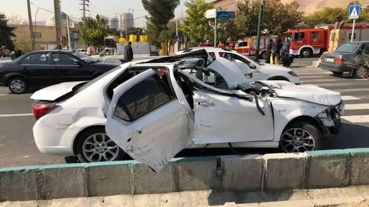 وقوع ۸ تصادف مرگبار در تهران