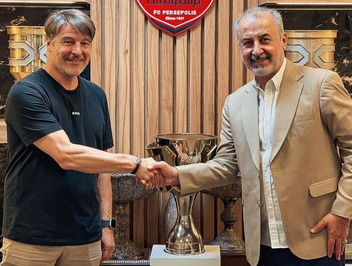 مربی جدید پرسپولیس قراردادش را امضا کرد