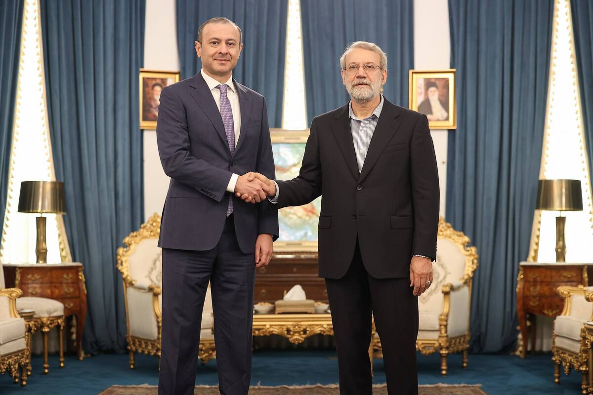 دیدار لاریجانی با همتای ارمنستانی خود