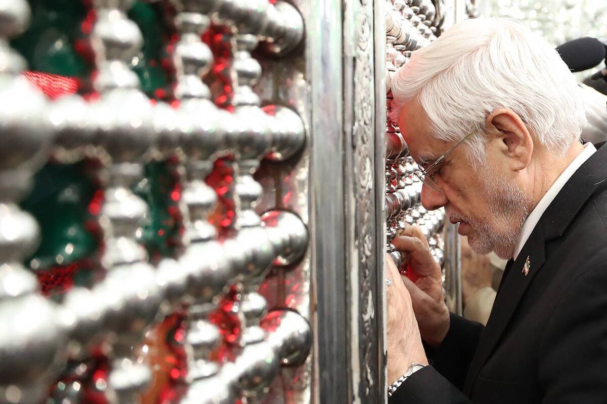 زیارت شامگاهی معاون اول رئیس‌جمهور در حرم حضرت عبدالعظیم حسنی (ع) شب