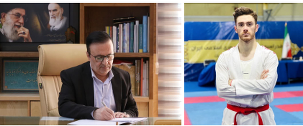 استاندار قزوین درخشش کاراته کار قزوينی را تبريک گفت