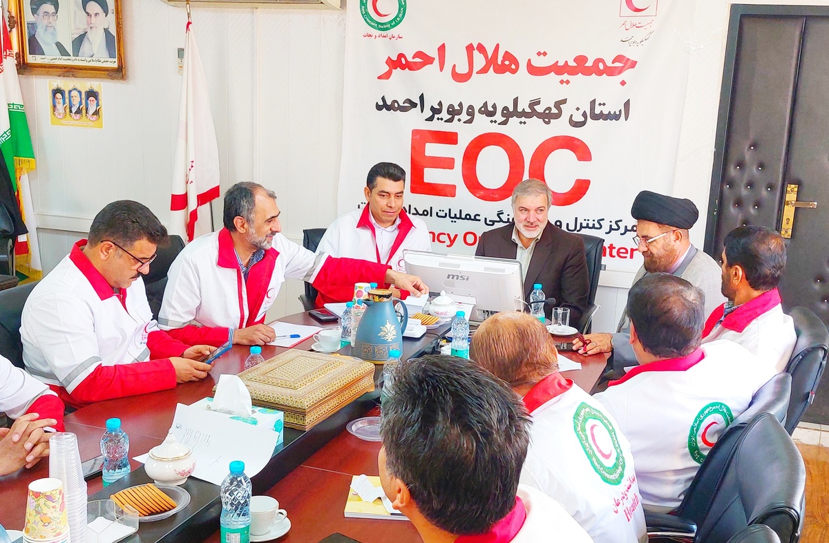 برگزاری نشست هماهنگی خانه‌های هلال در جمعیت هلال‌احمر استان کهگیلویه‌و‌بویراحمد