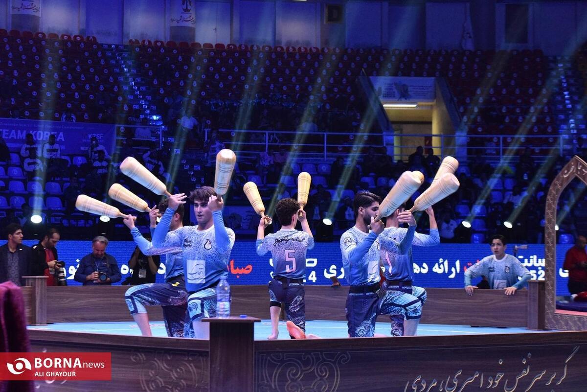 پایان پیکارهای زورخانه‌ای قهرمانی آسیا با شناخت نفرات برتر