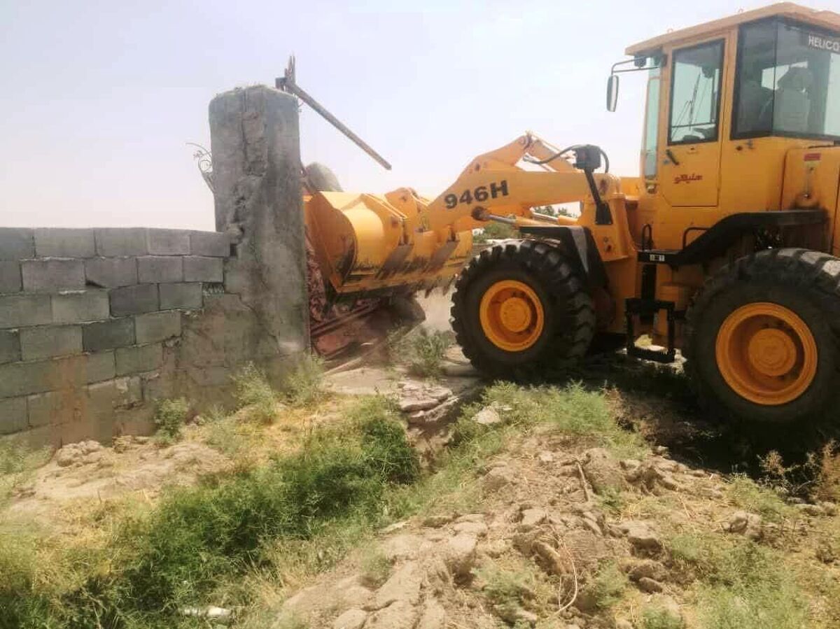 آزاد سازی بیش از سه هزار متربع اراضی ملی در کرج