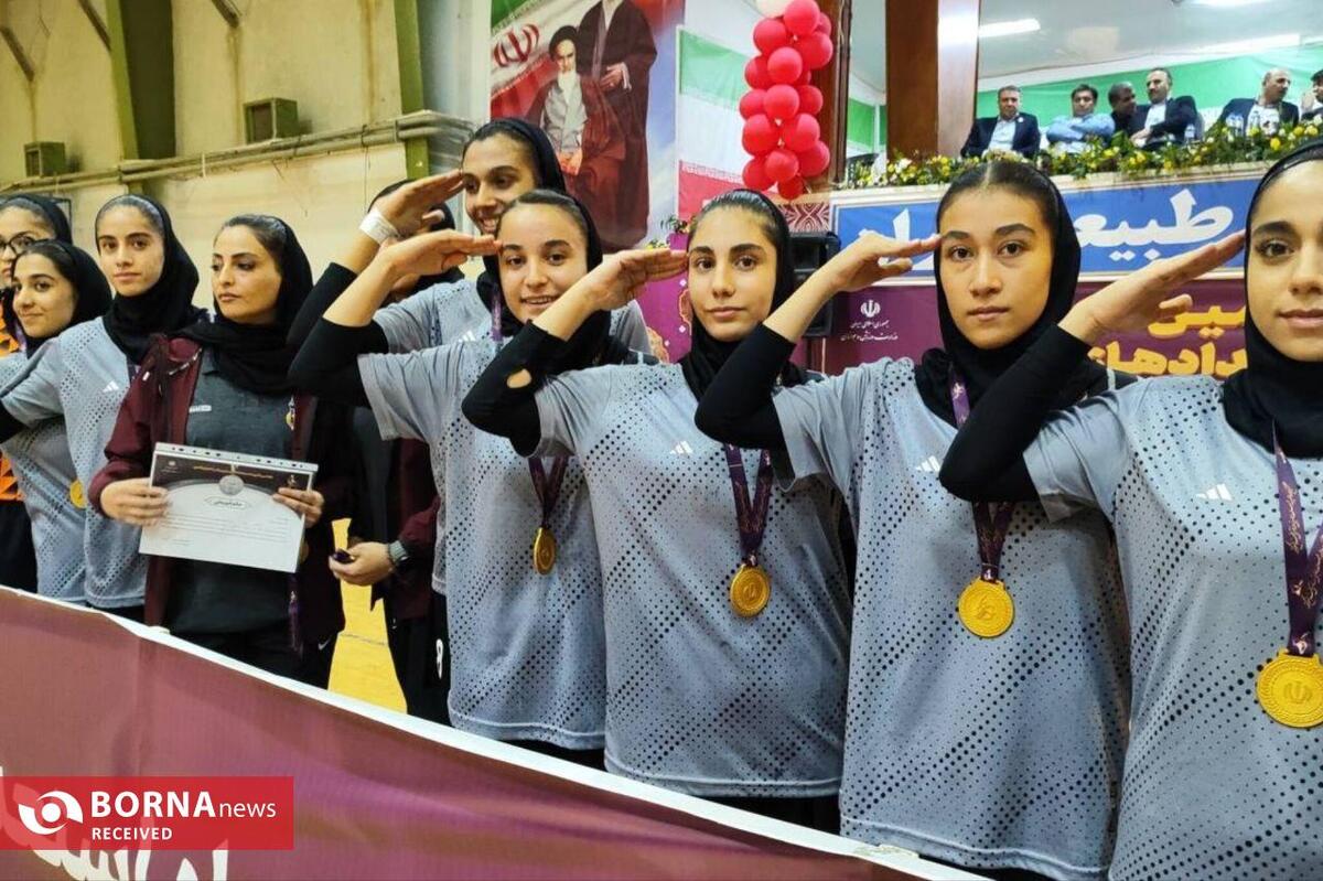 استان تهران قهرمان مسابقات هندبال دختران المپیاد استعدادهای برتر کشور شد