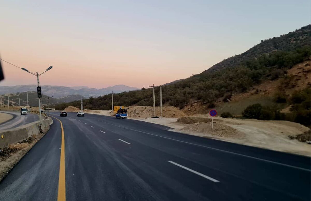 بخشی از محور ارتباطی یاسوج به بابامیدان کهگیلویه و بویراحمد بهسازی شد