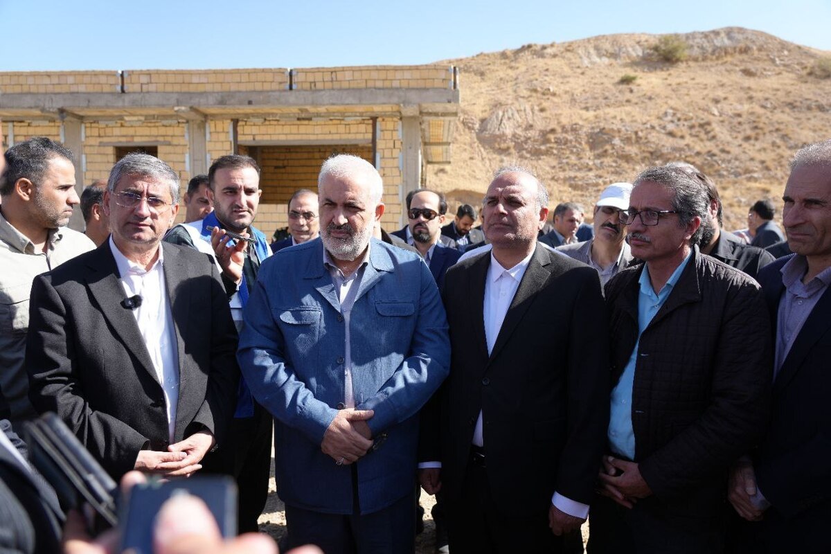 افتتاح سد تاج امیر دلفان افتتاح با حضور وزیر نیرو