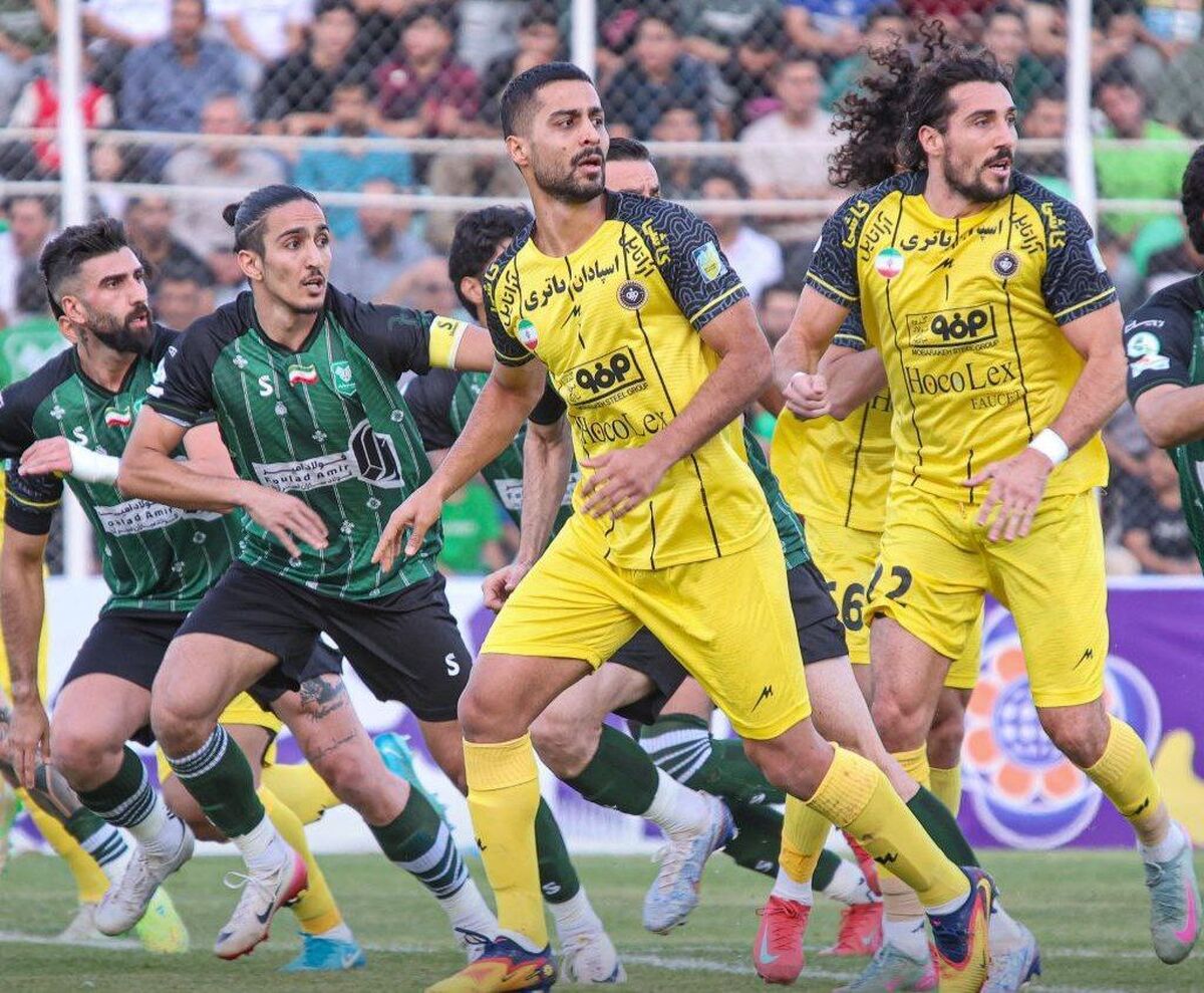 سپاهان با تک‌گل کاپیتان از بحران فرار کرد/ گل‌گهر و فولاد امتیازها را تقسیم کردند