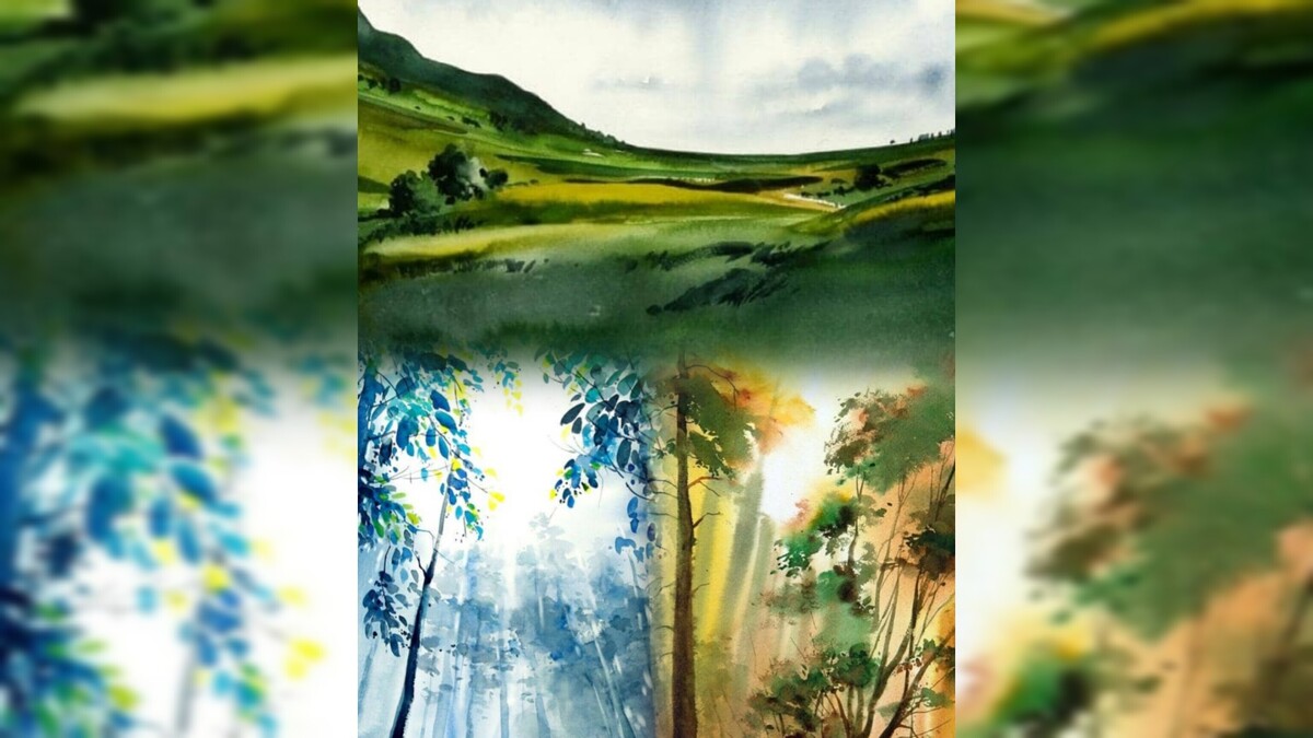 فرید سرانی:  زلالی آبرنگ مرا مجذوب کرد/ نقاشی تمرینی برای صبوری است