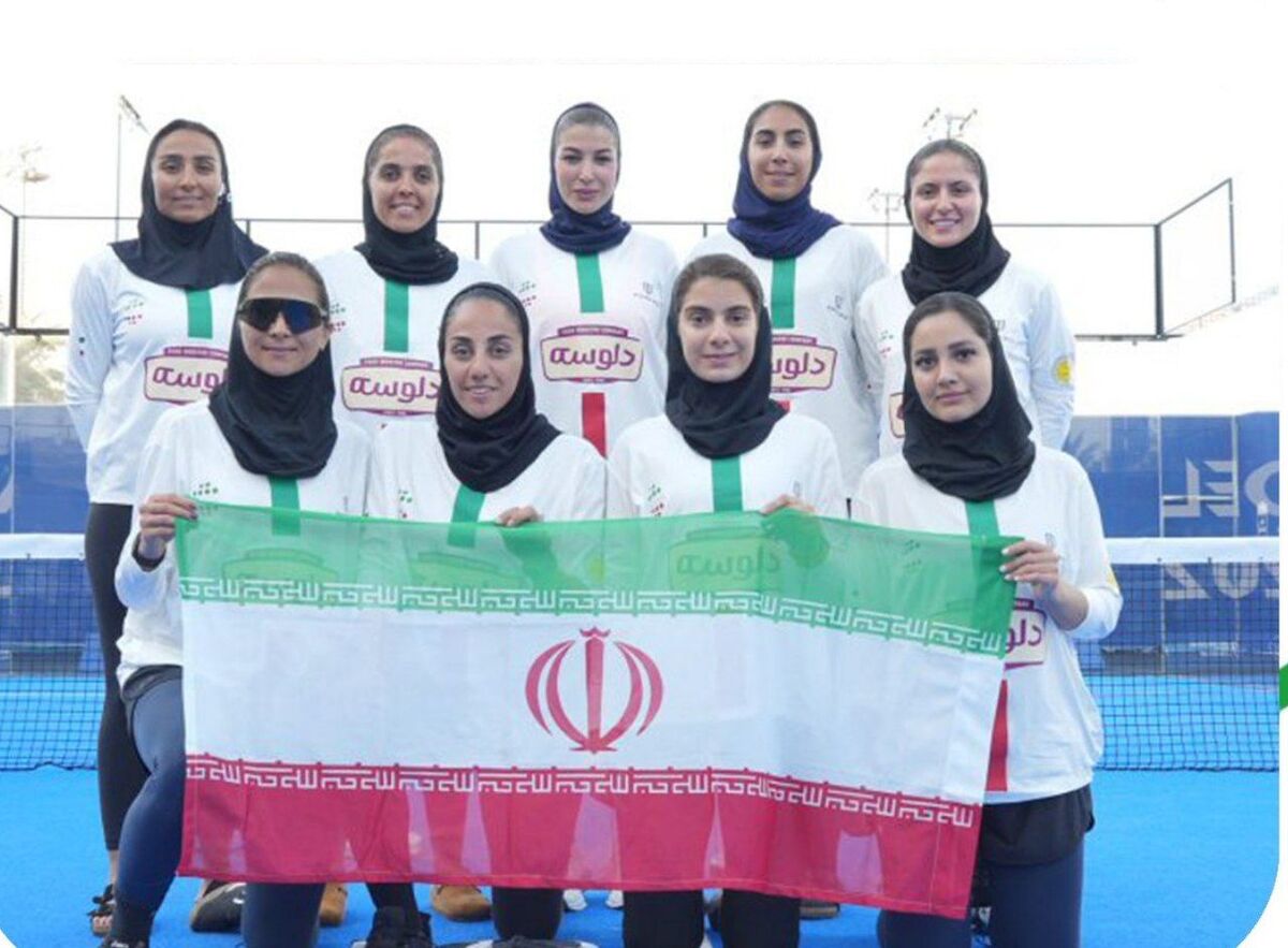 صعود تیم ملی پدل بانوان ایران به فینال قهرمانی آسیا