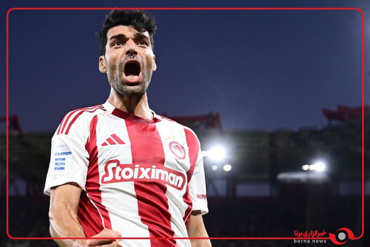 گل شب گذشته مهدی طارمی از نمای جایگاه تماشاگران