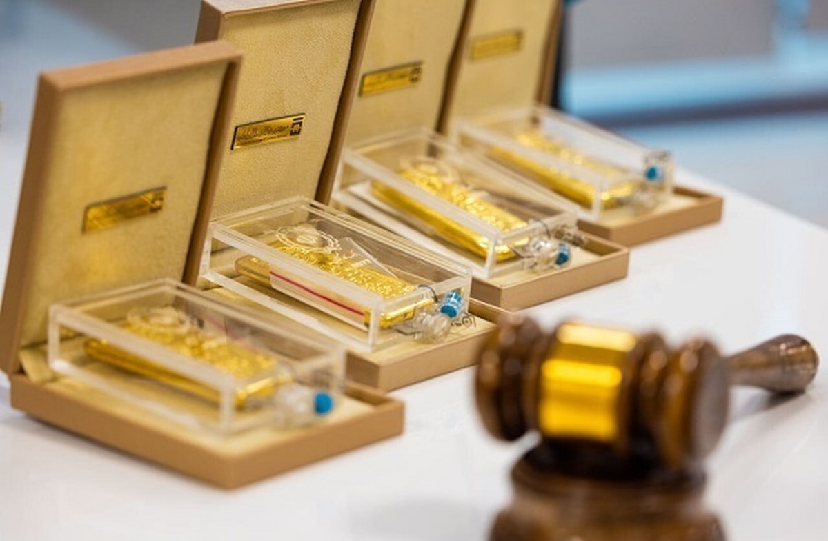 ۱۹ کیلوگرم شمش طلا در  سی و پنجمین حراج مرکز مبادله ایران به فروش رسید