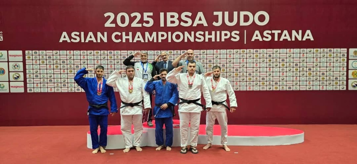 رقابت‌های جودوی قهرمان نابینایان و کم بینایان/ ملی پوشان ایران نایب قهرمان آسیا شدند