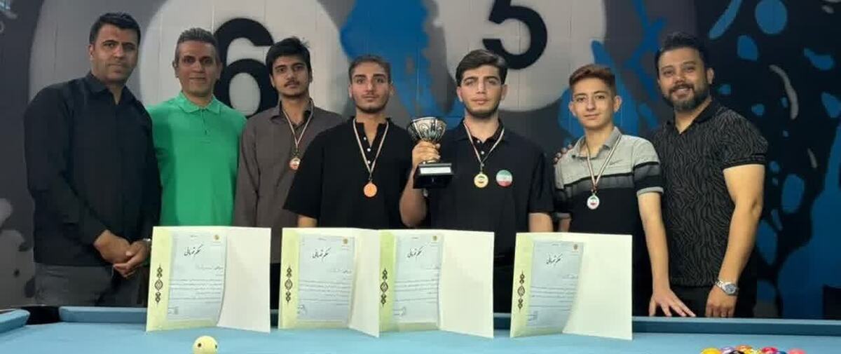 قهرمانی نقدی در مسابقات رنکینگ پاکت‌بیلیارد استان اصفهان