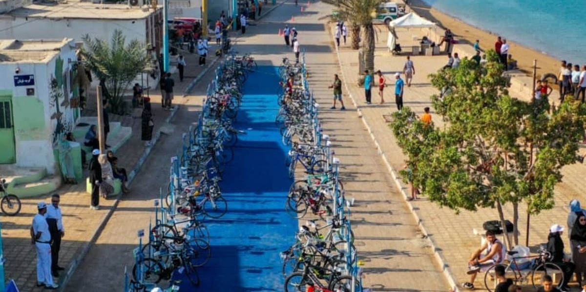 مسابقات ترای آتلون هفتمین المپیاد استعداد‌های برتر کشور در جزیره هرمز برگزار شد