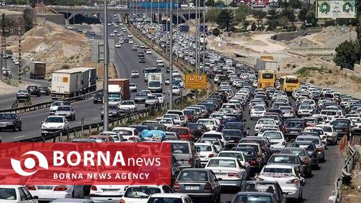 ترافیک سنگین در محورهای مواصلاتی البرز / رانندگان مدیریت زمان سفر را فراموش نکنند