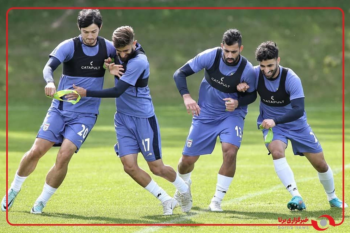 گزارشی از اولین تمرین تیم ملی  فوتبال پیش از تورنمنت امارات