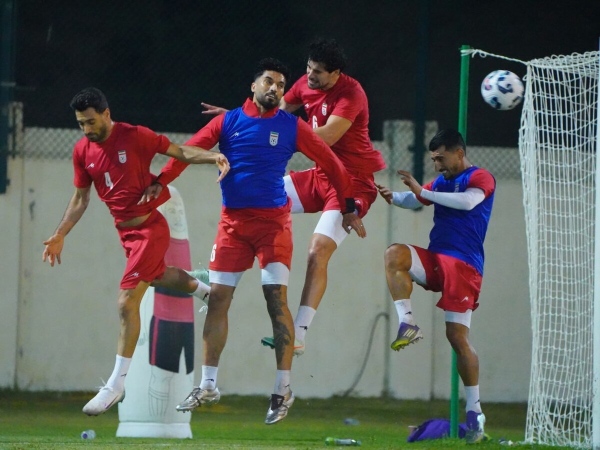 برگزاری تمرین تیم ملی با ۲۴ بازیکن/ قدوس غایب بود، عمری با فیزیوتراپ تمرین کرد