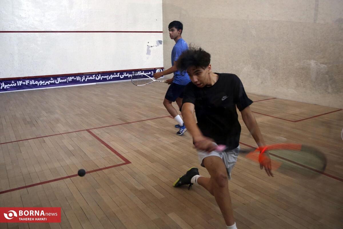 اردوی آماده‌سازی تیم ملی اسکواش پسران