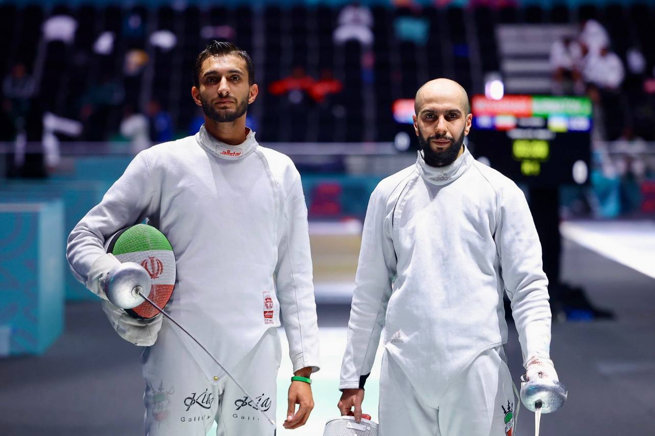 بازیهای کشورهای اسلامی؛ طلای پرتاب وزنه پارادومیدانی برای یاسین خسروی/ شروع خوب تکواندوکاران ایران/ صعود شمشیربازان به یک هشتم بازیهای کشورهای اسلامی؛ طلای پرتاب وزنه پارادومیدانی برای یاسین خسروی/ شروع خوب تکواندوکاران ایران/ صعود شمشیربازان به یک هشتم