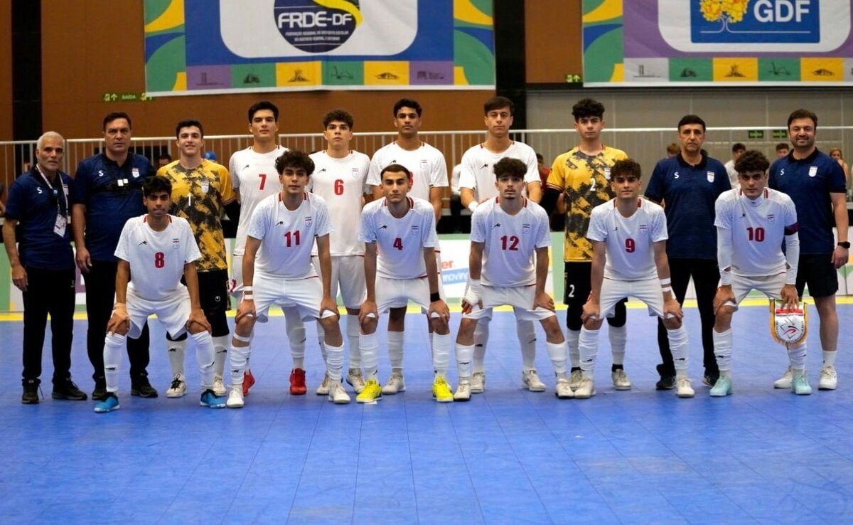 پیروزی پرگل تیم ملی فوتسال دانش‌آموزی ایران مقابل صربستان در مسابقات قهرمانی جهان