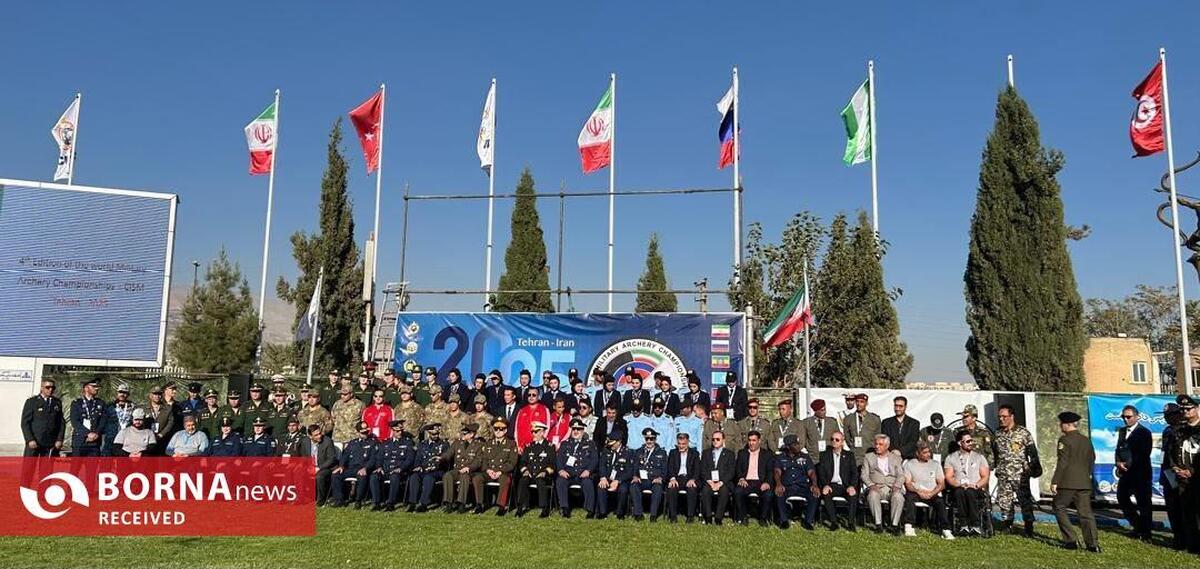 افتتاحیه مسابقات جهانی سیزم ارتش های جهان در رشته تیراندازی با کمان در تهران