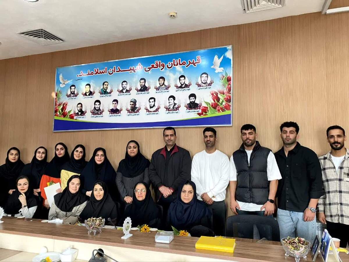 تجلیل از ورزشکاران ساروی مدال آور المپیاد کشوری آمادگی جسمانی و تندرستی