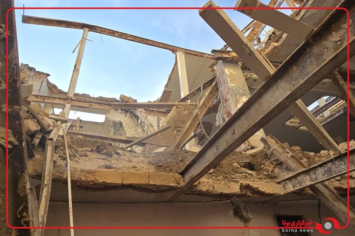 ریزش مرگبار ساختمان قدیمی در خیابان جمهوری تهران