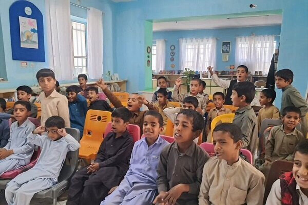 افتتاح مدرسه ۴ کلاسه در روستای سامگان شهرستان سرباز